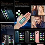 Global Version Soyes XS12 Mini 4G Smartphone 3.0 Inch Dual Sim Ultra Thin Unlocked Card Mobile Phone WiFi Bluetooth Hotspot Student Pocket Cellphone (Pink 32GB) - Image 5